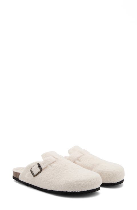 Faux Shearling Clog (Women)