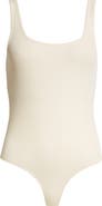 ATM Anthony Thomas Melillo Rib Square Neck Bodysuit