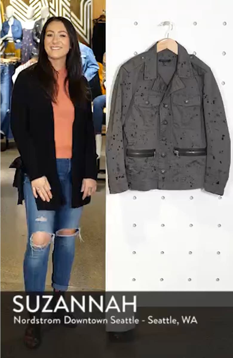 Ink Stained Officer Field Jacket, sales video thumbnail