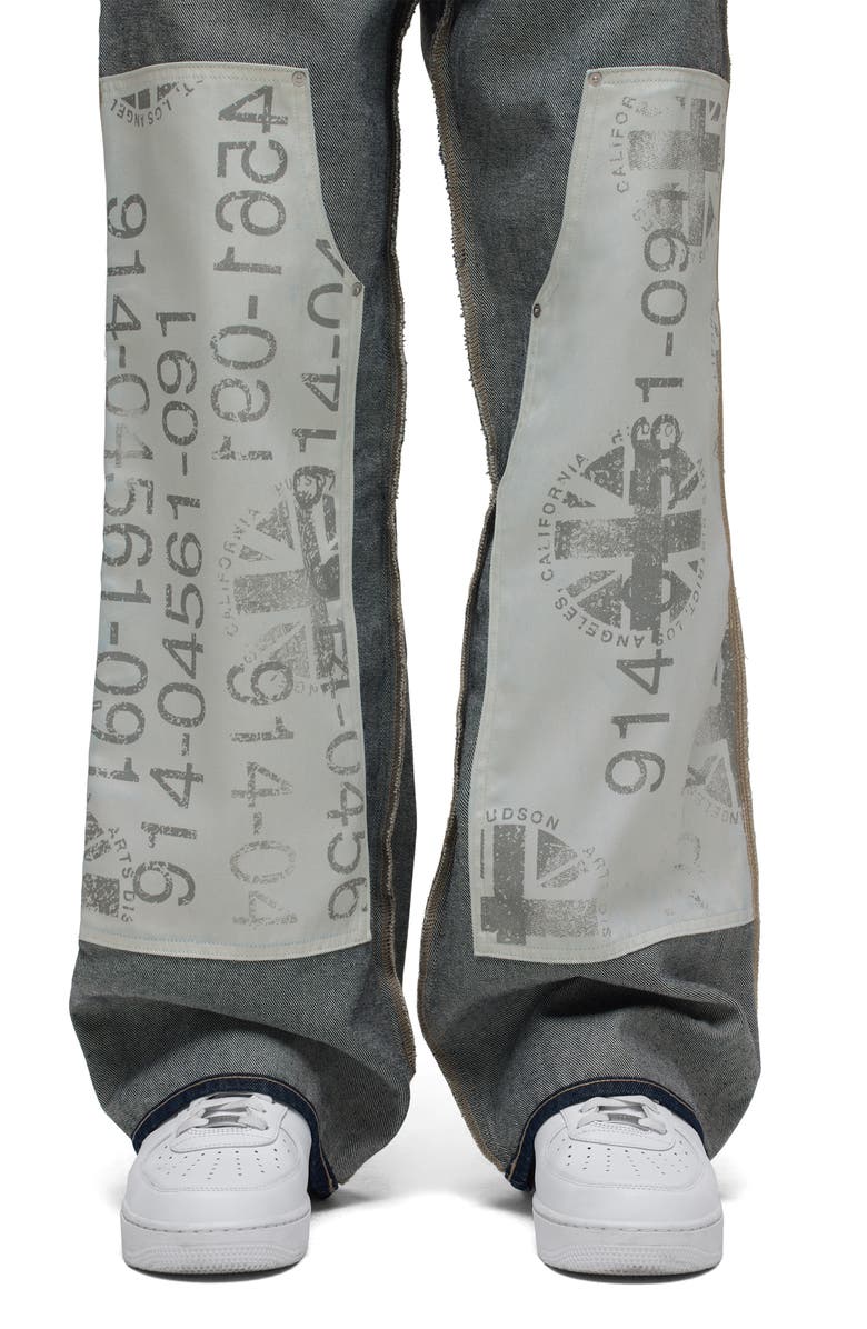 Hudson Jeans Columbus Inside Out Wide Leg Jeans, Alternate, color, City