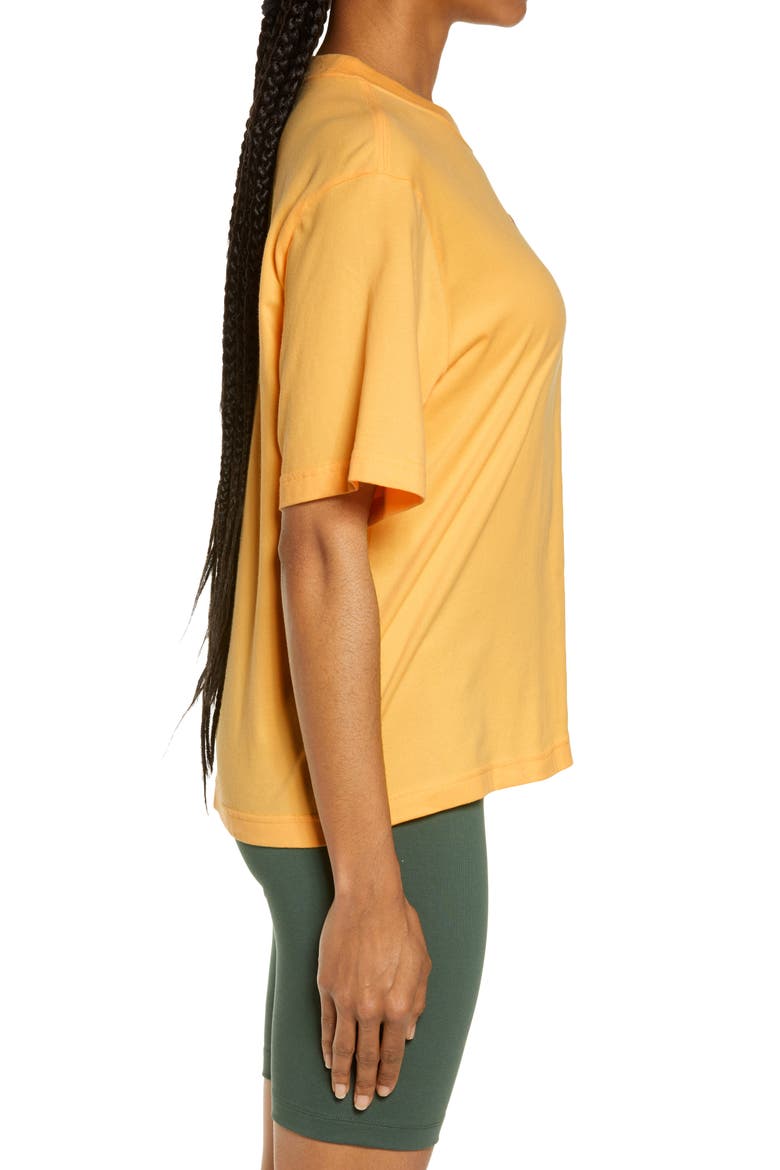 Dri-FIT Embroidered Logo T-Shirt, Alternate, color, CITRON PULSE