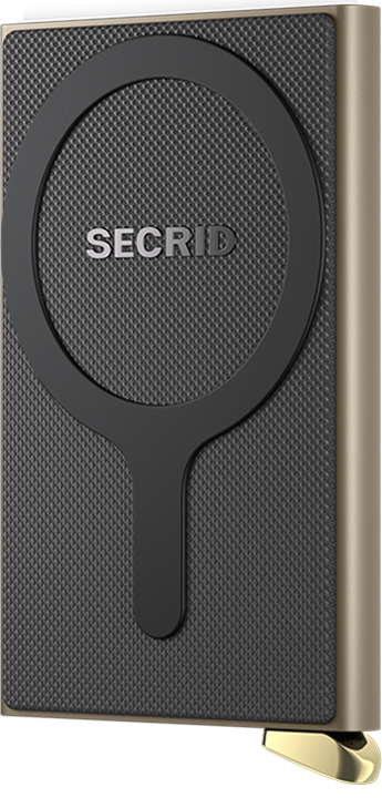 Secrid Cardprotector+ Fluted For Magsafe In Brown