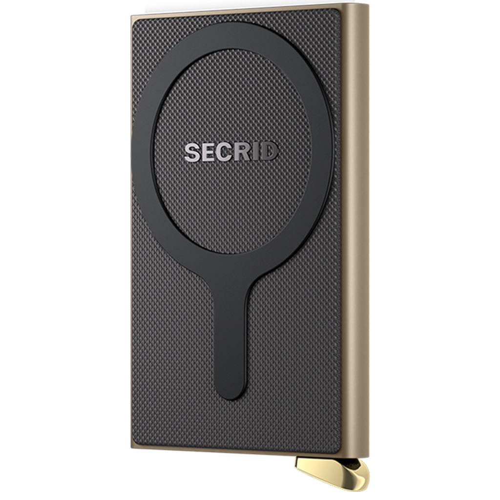 Secrid Cardprotector+ Fluted For Magsafe In Brown