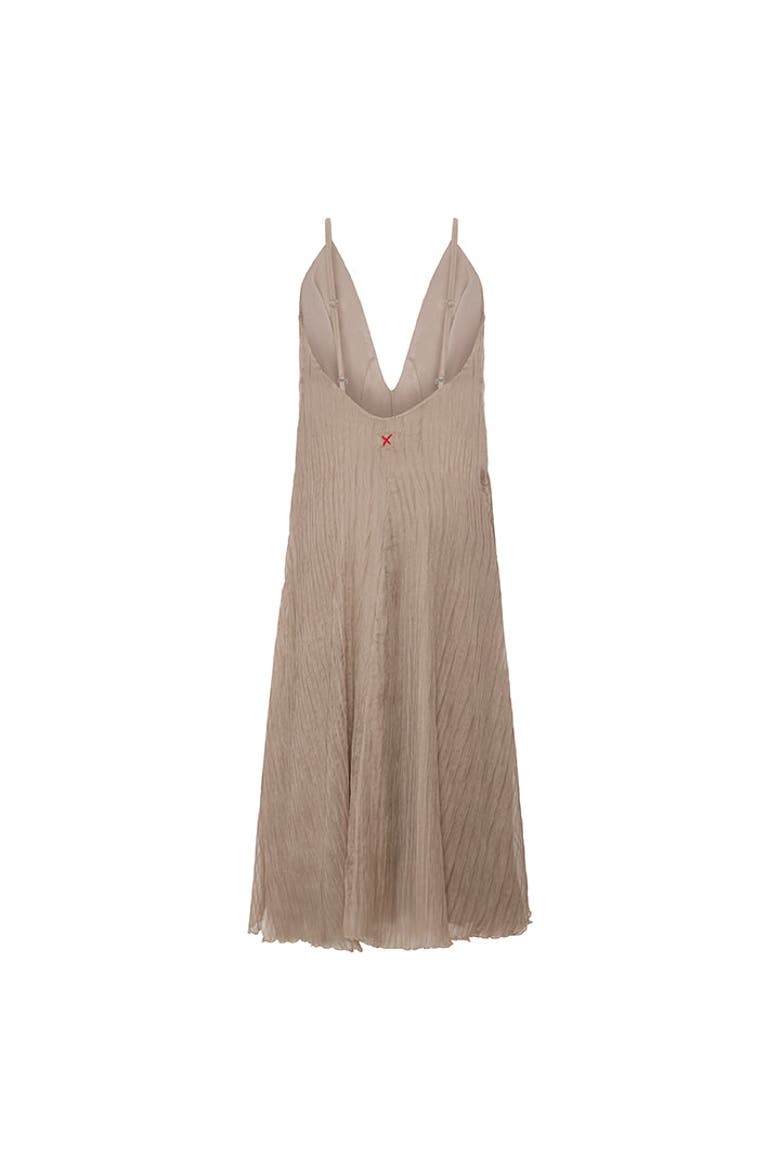 Long Dress, Alternate, color, BEIGE