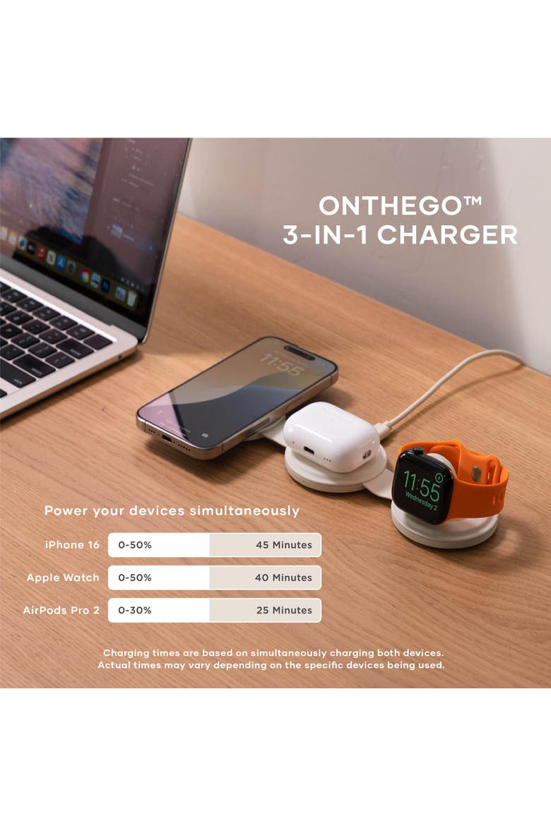 OntheGo 3 in 1 Charger, Alternate, color, Sand