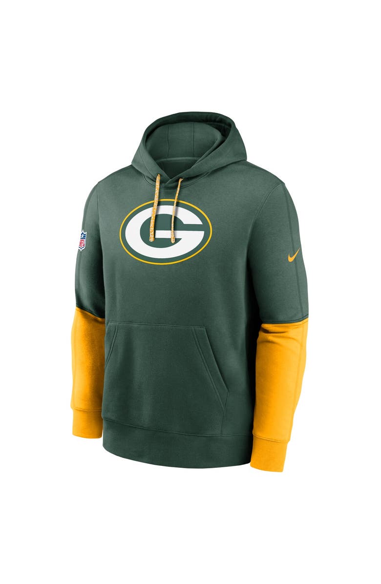 Nike Men's Nike Green Green Bay Packers 2024 Sideline Club Pullover Hoodie, Alternate, color, Green