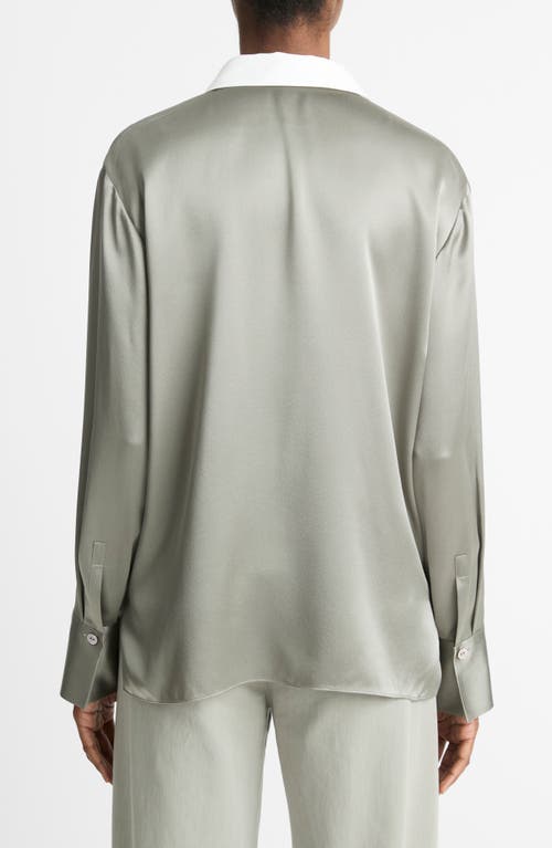 Vince Silk-blend Polo Shirt