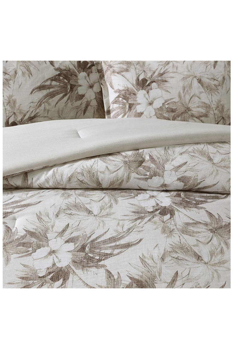 Beachway Blooms Comforter & Pillow Sham Set, Alternate, color, BEIGE