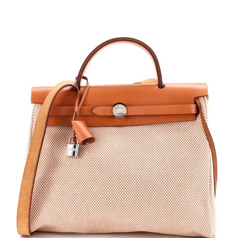 Herbag Zip Criss Viking Toile and Leather 31