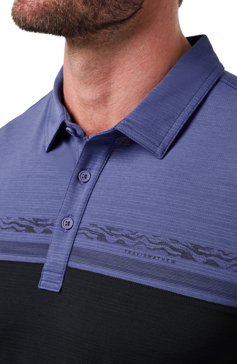 TravisMathew Perspective Shift Polo, Alternate, color, Marlin