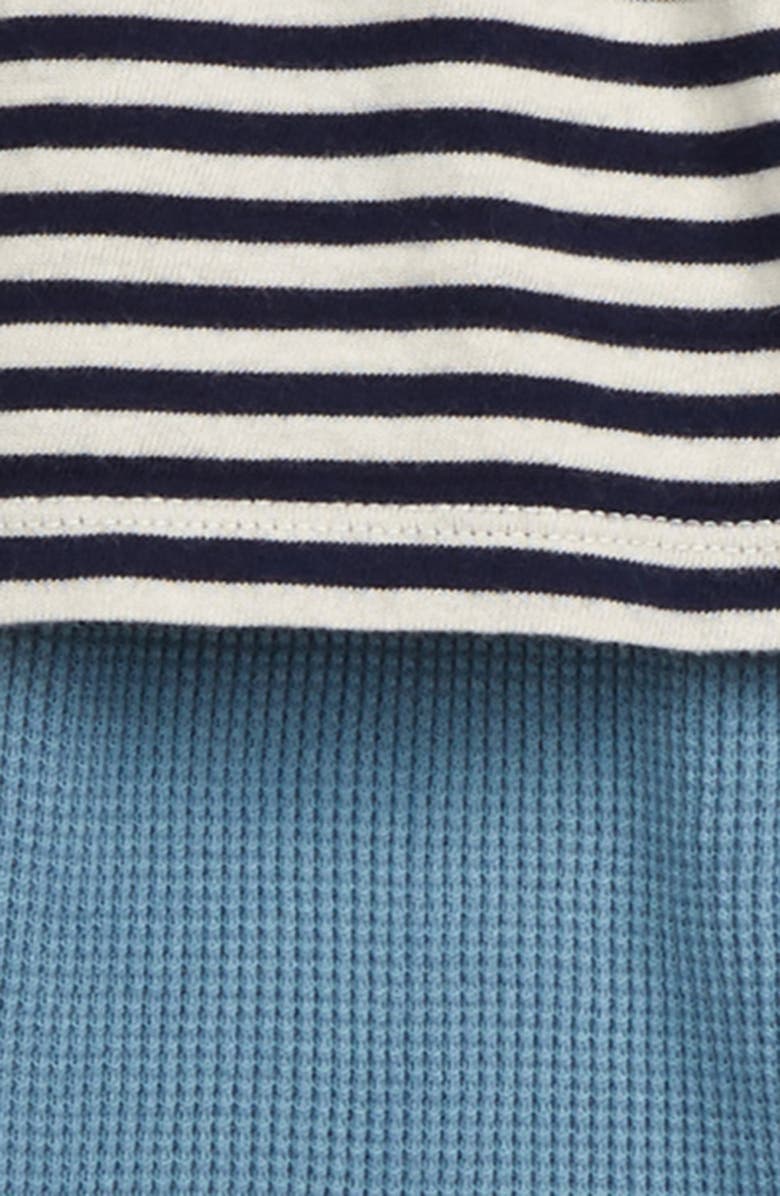 Nordstrom Baby Henley Shirt & Waffle Knit Pants Set, Alternate, color, 