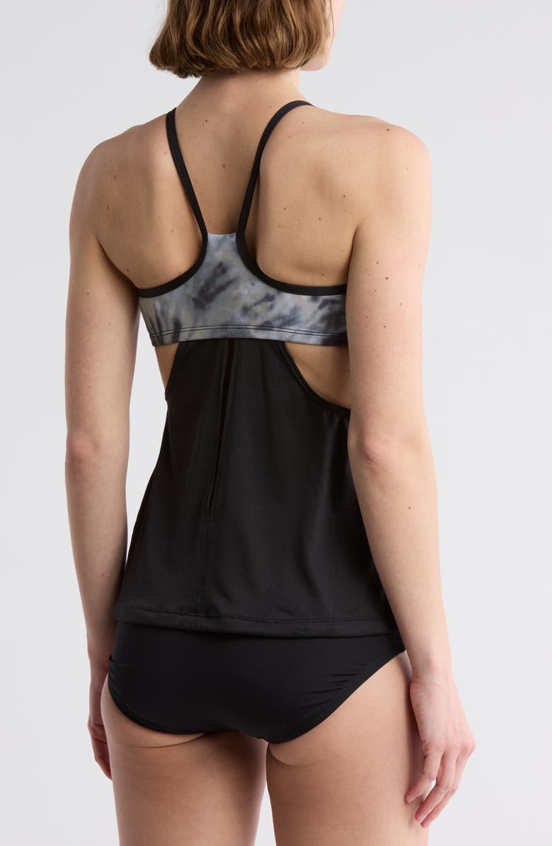 Nike Layered Tankini Bikini Top, Alternate, color, 