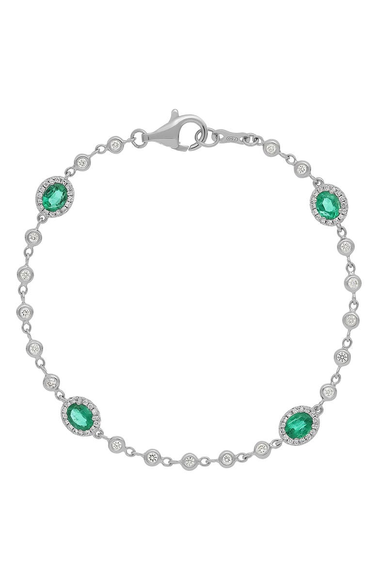 Bony Levy El Mar Emerald & Diamond Bracelet, Main, color, 