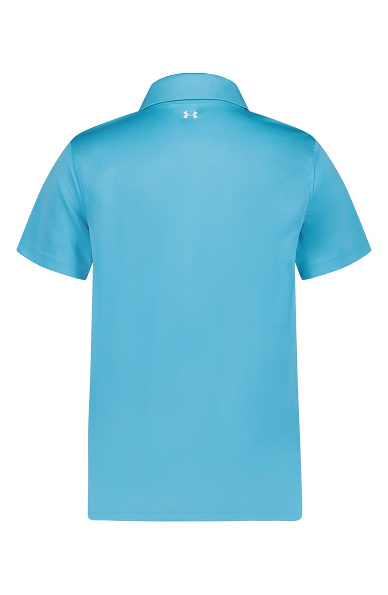 Under Armour Kids' UPF 50+ Polo, Alternate, color, Fresco Blue