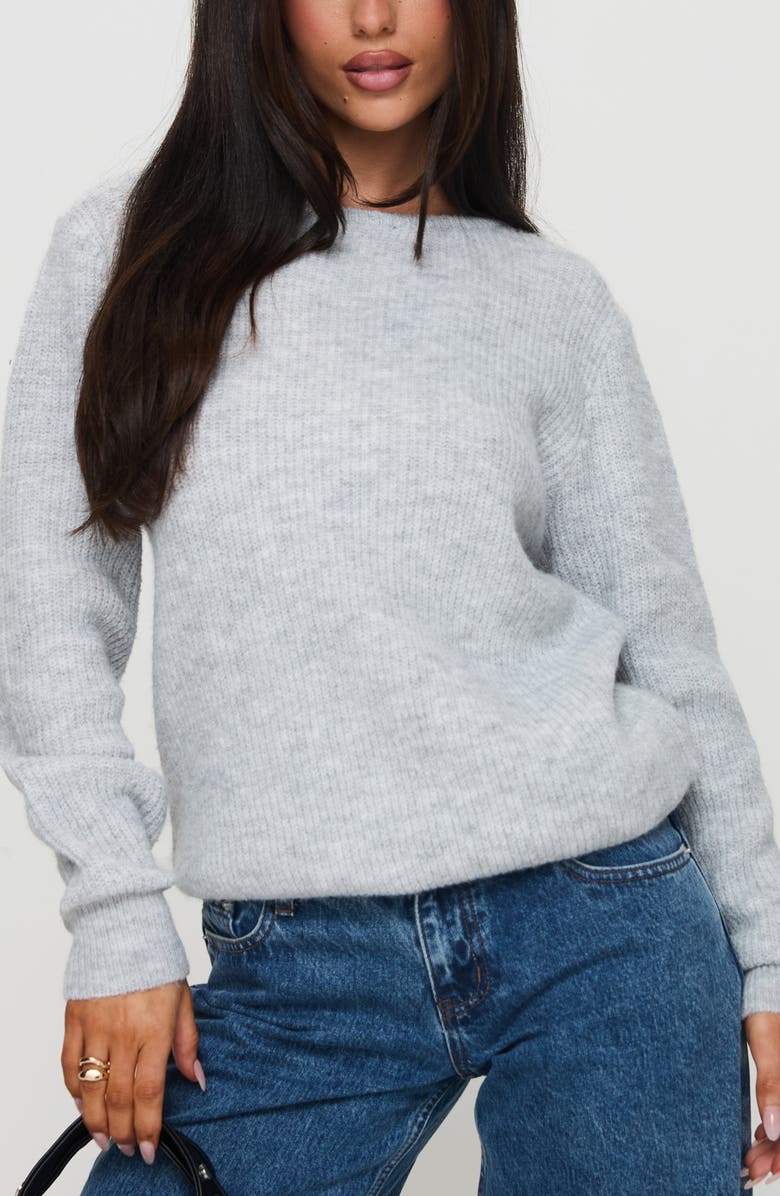 Princess Polly Abrams Oversize Rib Sweater, Main, color,