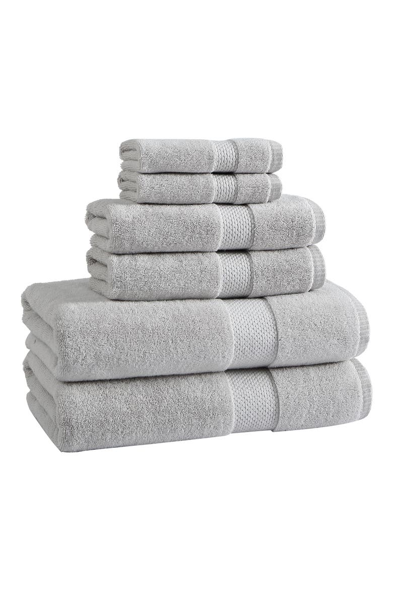 Basel 6-Piece Towel Set, Main, color, STONE