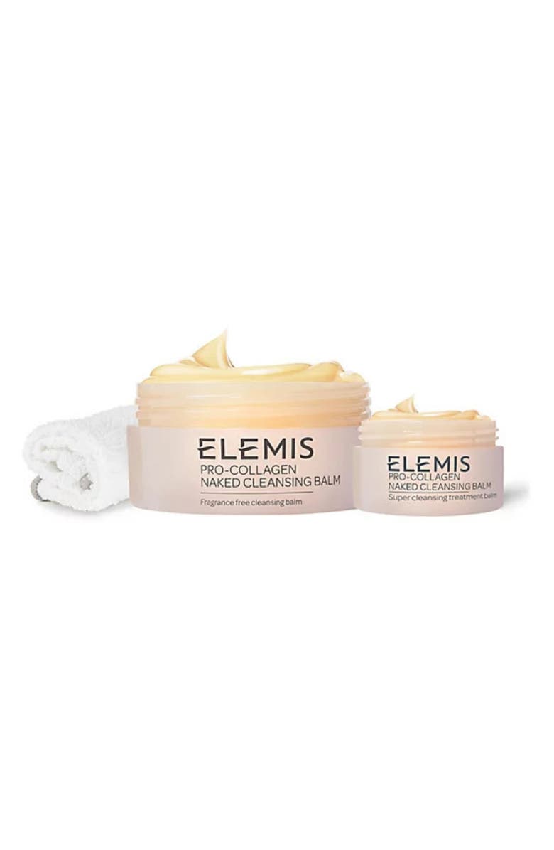 Elemis Pro-Collagen Naked Cleansing Balm Home & Away Set, Main, color, 