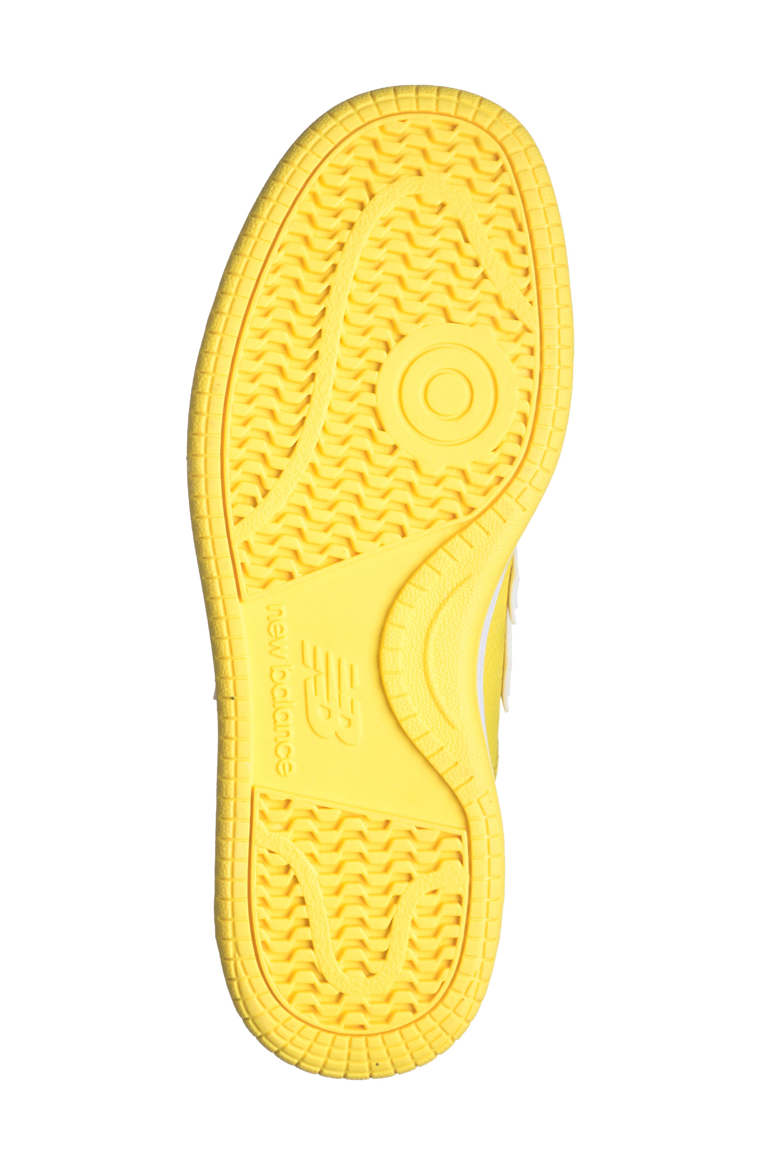 New Balance 480 Basketball Sneaker, Alternate, color, Lemon Zest/ White