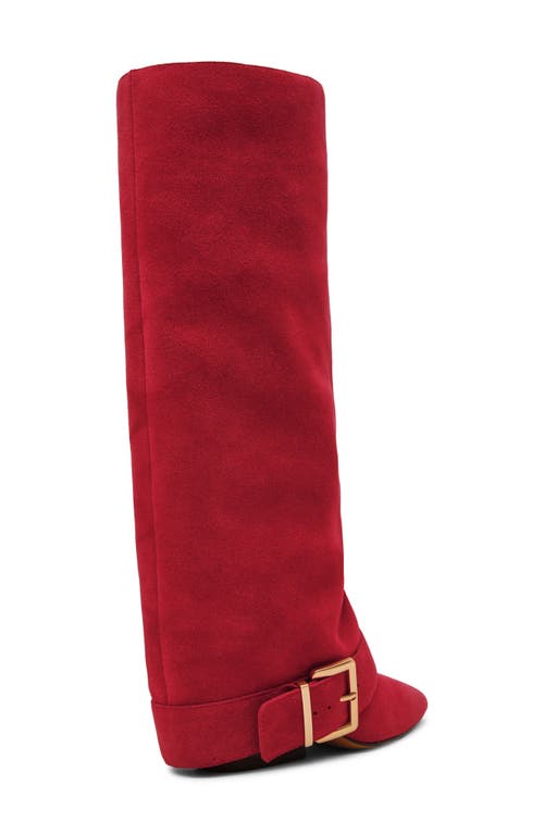 Steve Madden Illuzion Boot In Red