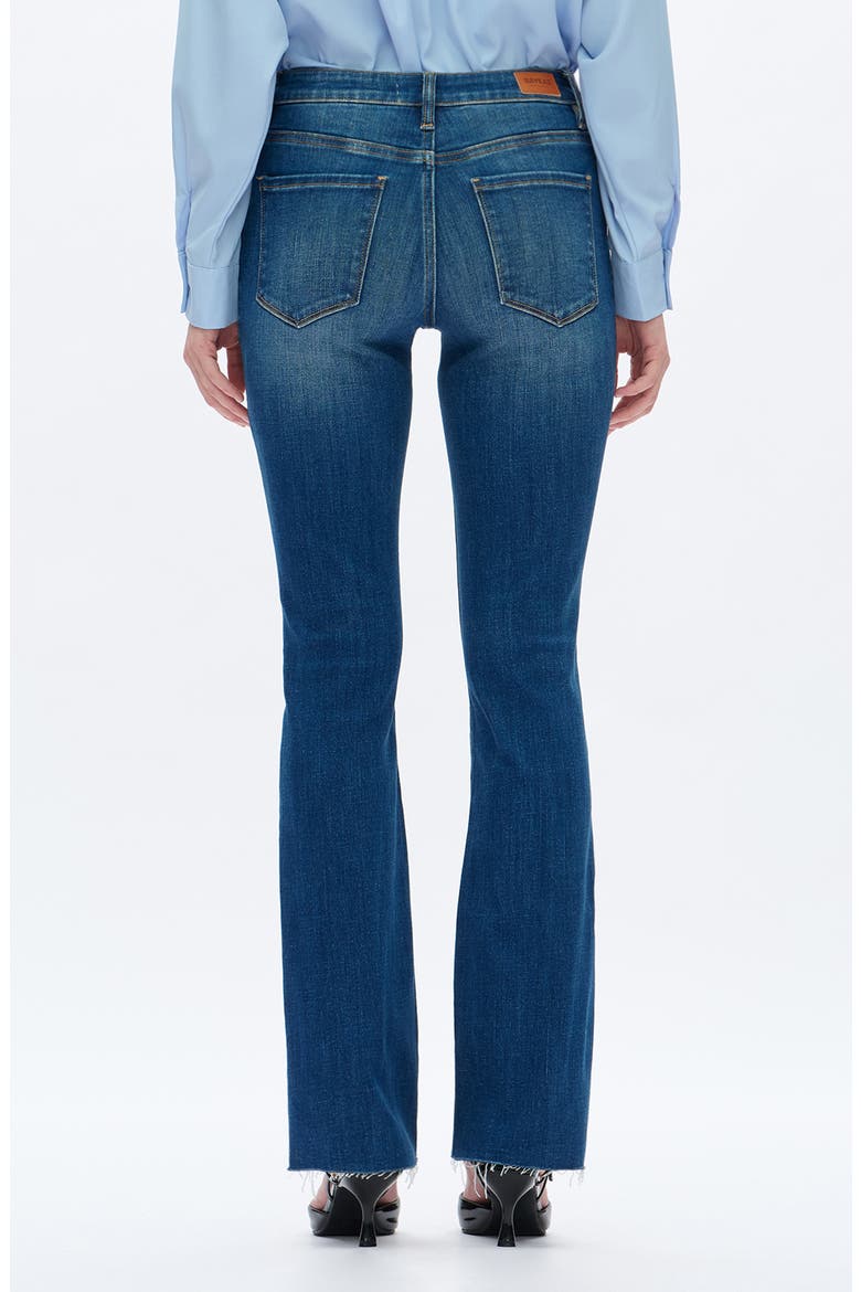 Low Rise Bootcut Jeans, Alternate, color, DARK BLUE