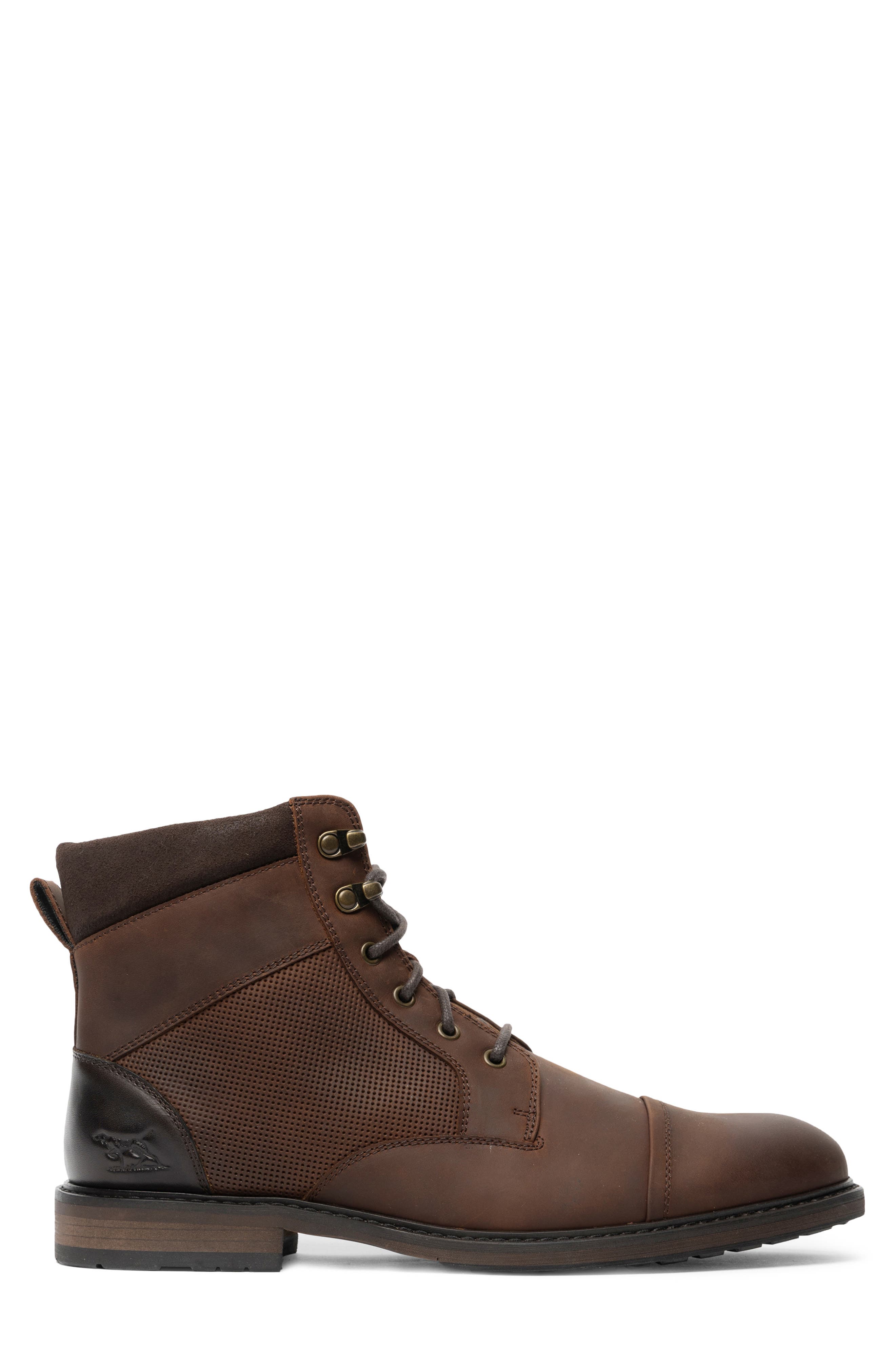 Durham Combat Boot, Alternate, color, REDWOOD