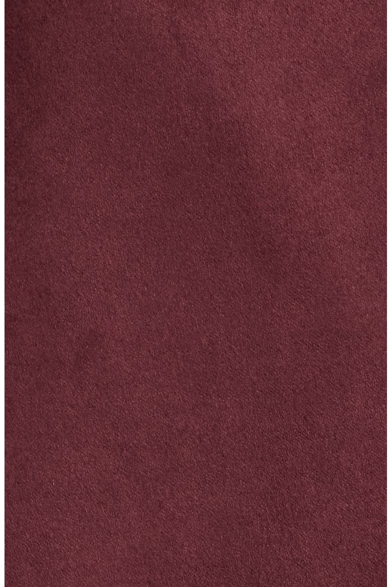 Scuba Faux Suede Cape, Alternate, color, BAROLO