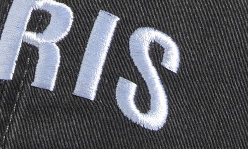 The Accessory Collective Kids' Paris Destination Baseball Cap In Black