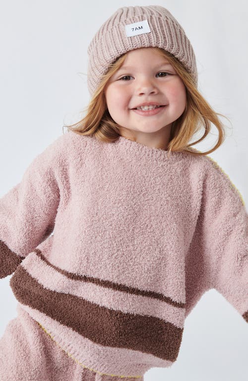 7 A.m. Enfant Kids' Chunky Beanie In Ash Rose