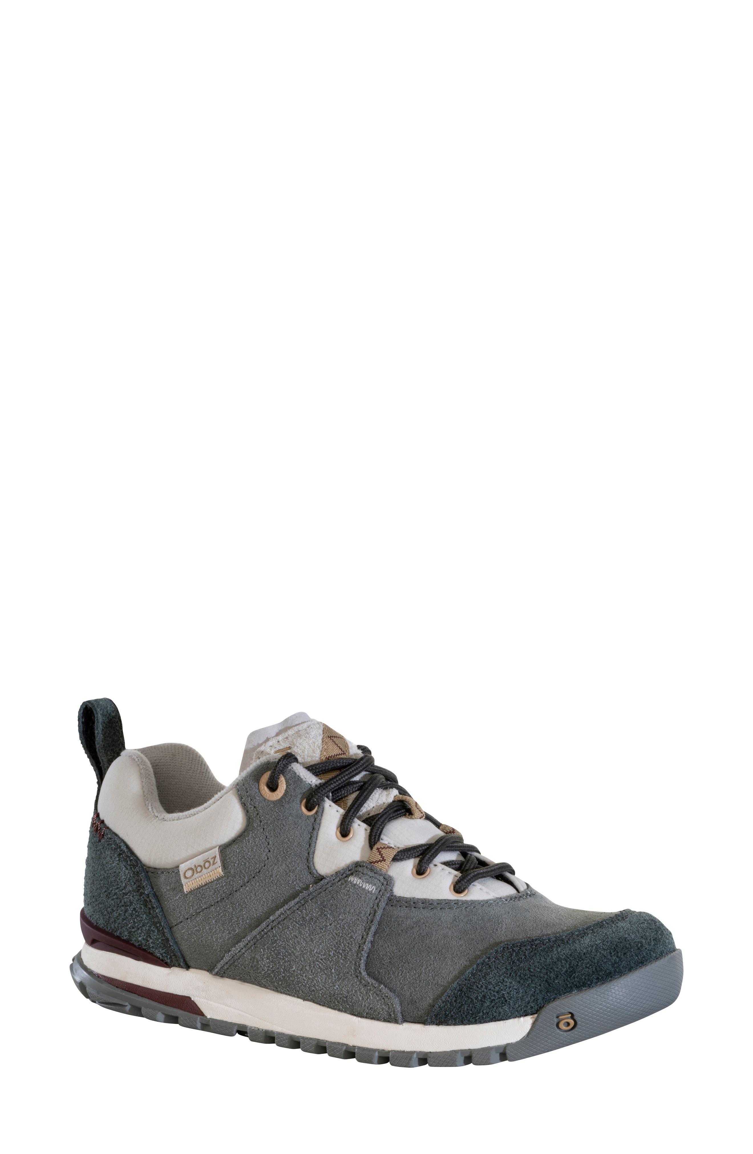 Oboz Emma Low Top Sneaker, Main, color, Nimbus Gray