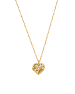 Fable England Jasmine Heart Locket Necklace