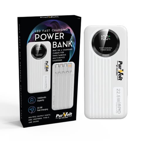 10,000mAh LED Fast Charging Power Bank