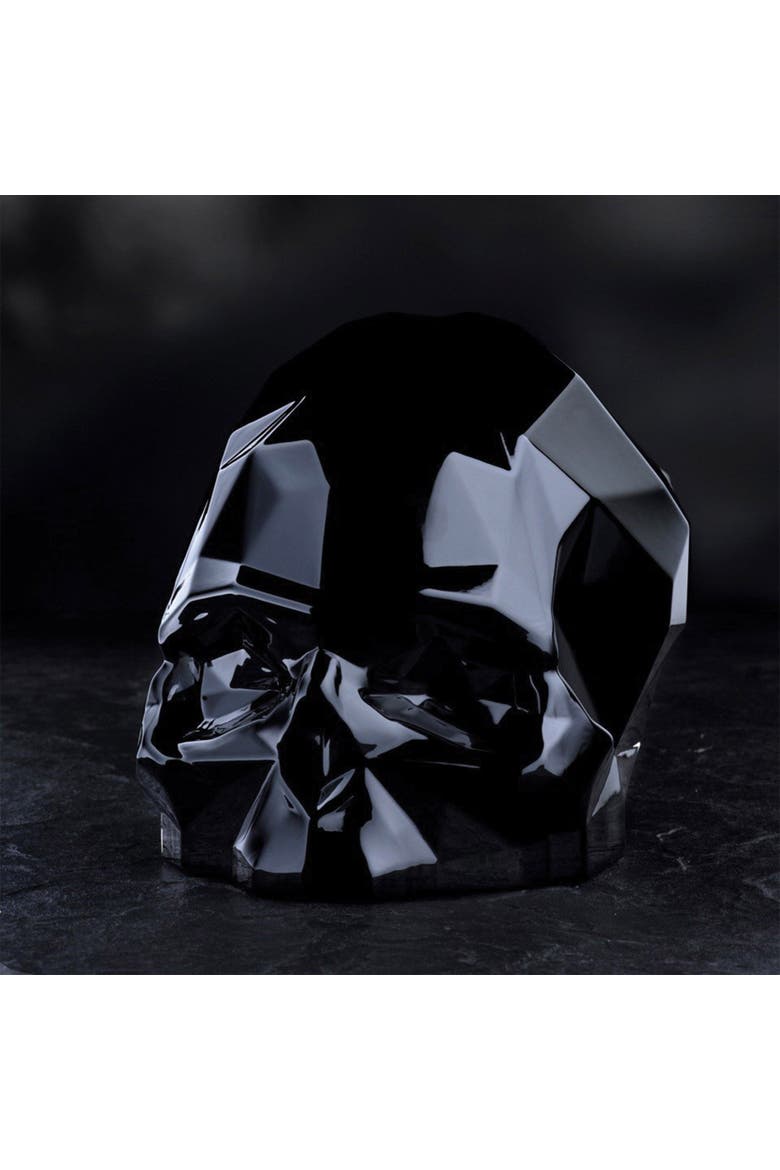 Memento Mori Faceted Skull S, Alternate, color, Black