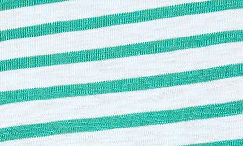 Nzt By Nic+zoe Scoop Neck Stripe Tee