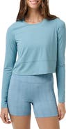 TravisMathew MoveKnit Solstice Crop Long Sleeve T-Shirt