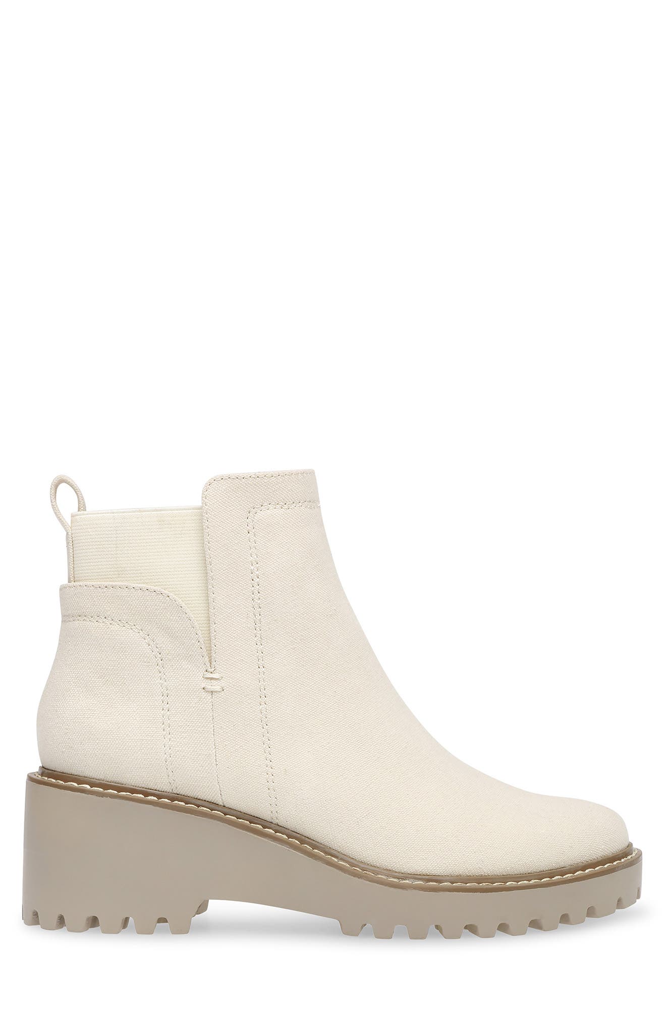 Rielle Lug Sole Chelsea Boot, Alternate, color, BEIGE
