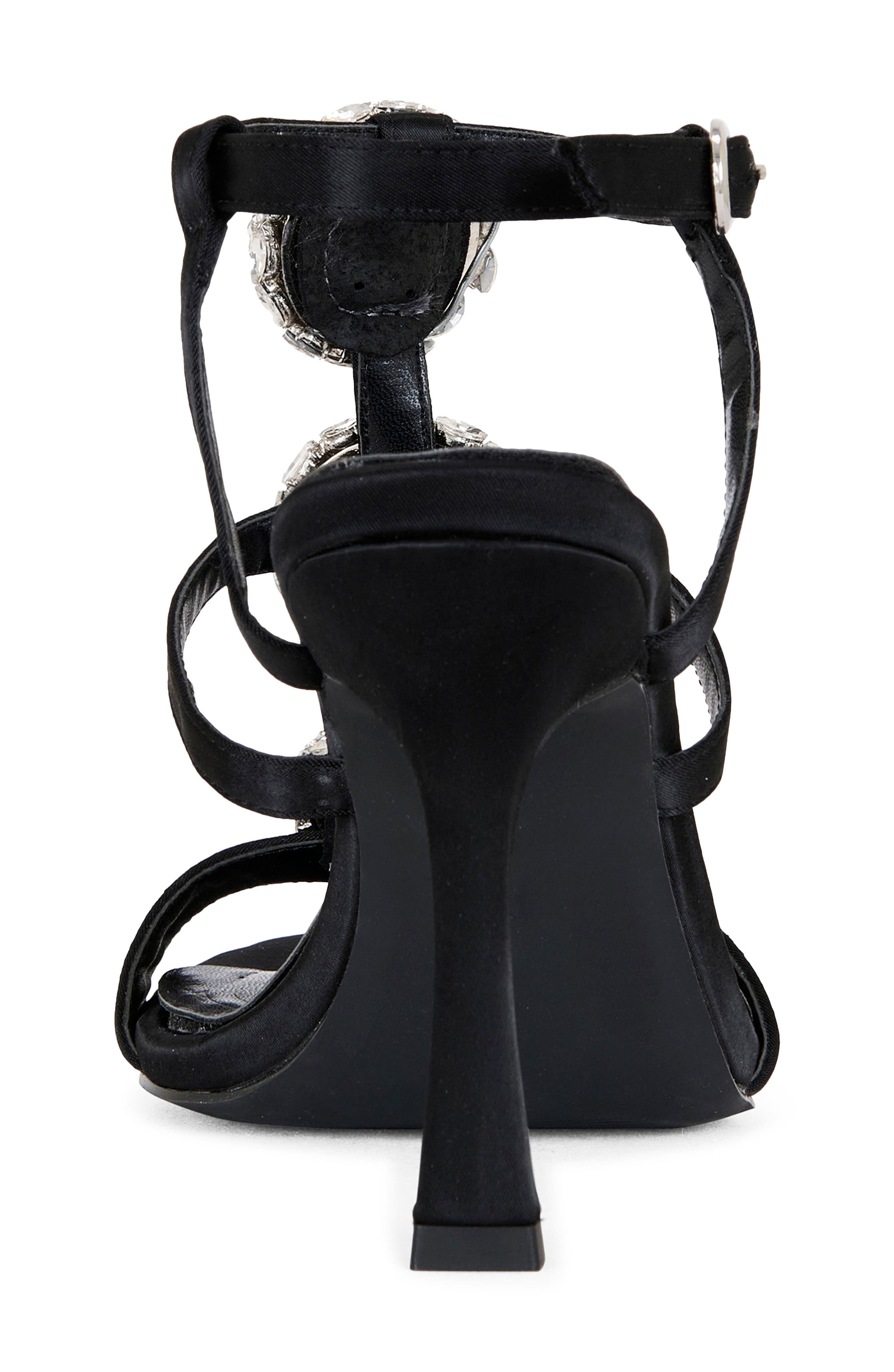 AZALEA WANG Bestella Ankle Strap Sandal, Alternate, color, Black