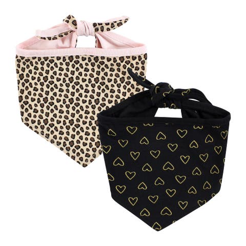 Reversible Pet Dog and Cat Bandana Bibs 2pk