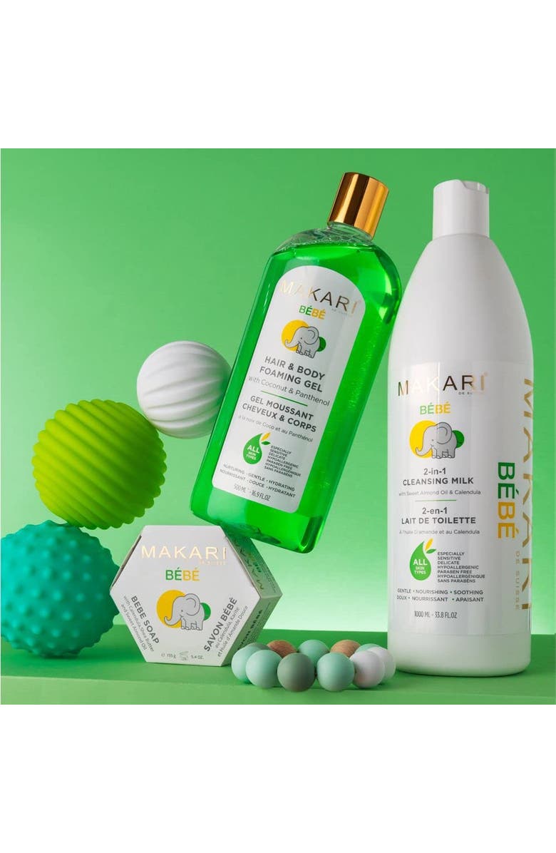 Makari de Suisse Baby Hair & Body Foaming Gel, Alternate, color, NO COLOR