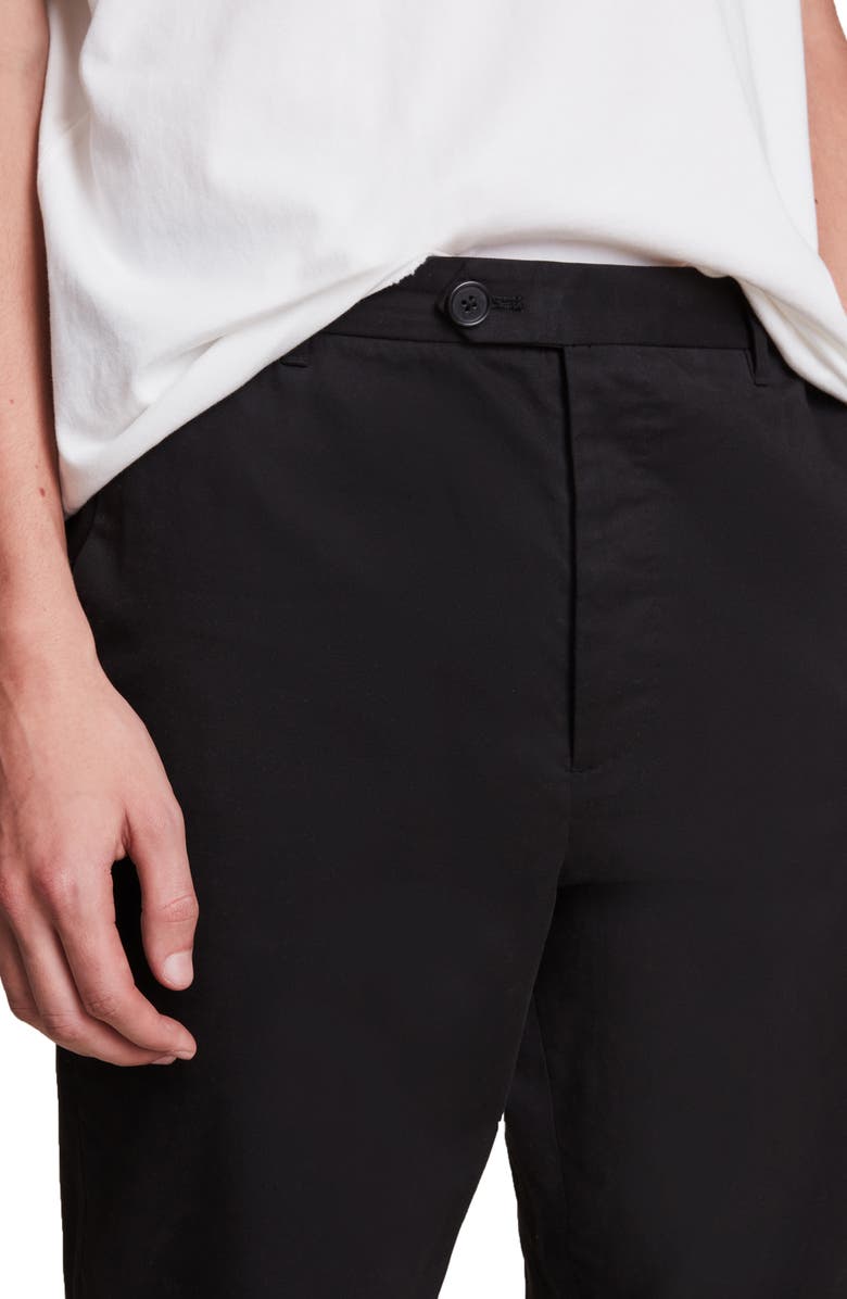 AllSaints Kato Crop Cotton Pants, Alternate, color,