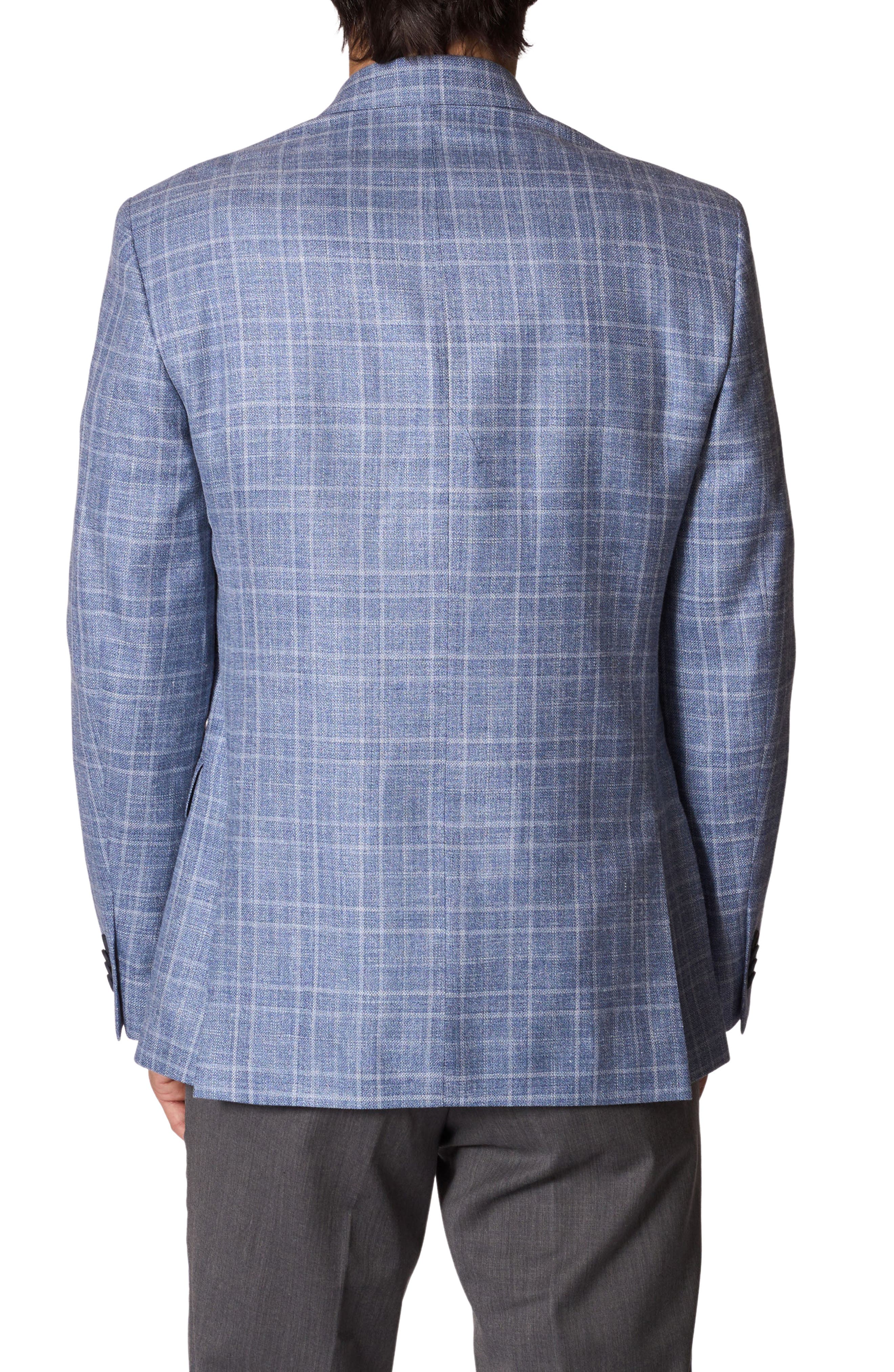 Plaid Wool & Silk Blend Sport Coat - image 2
