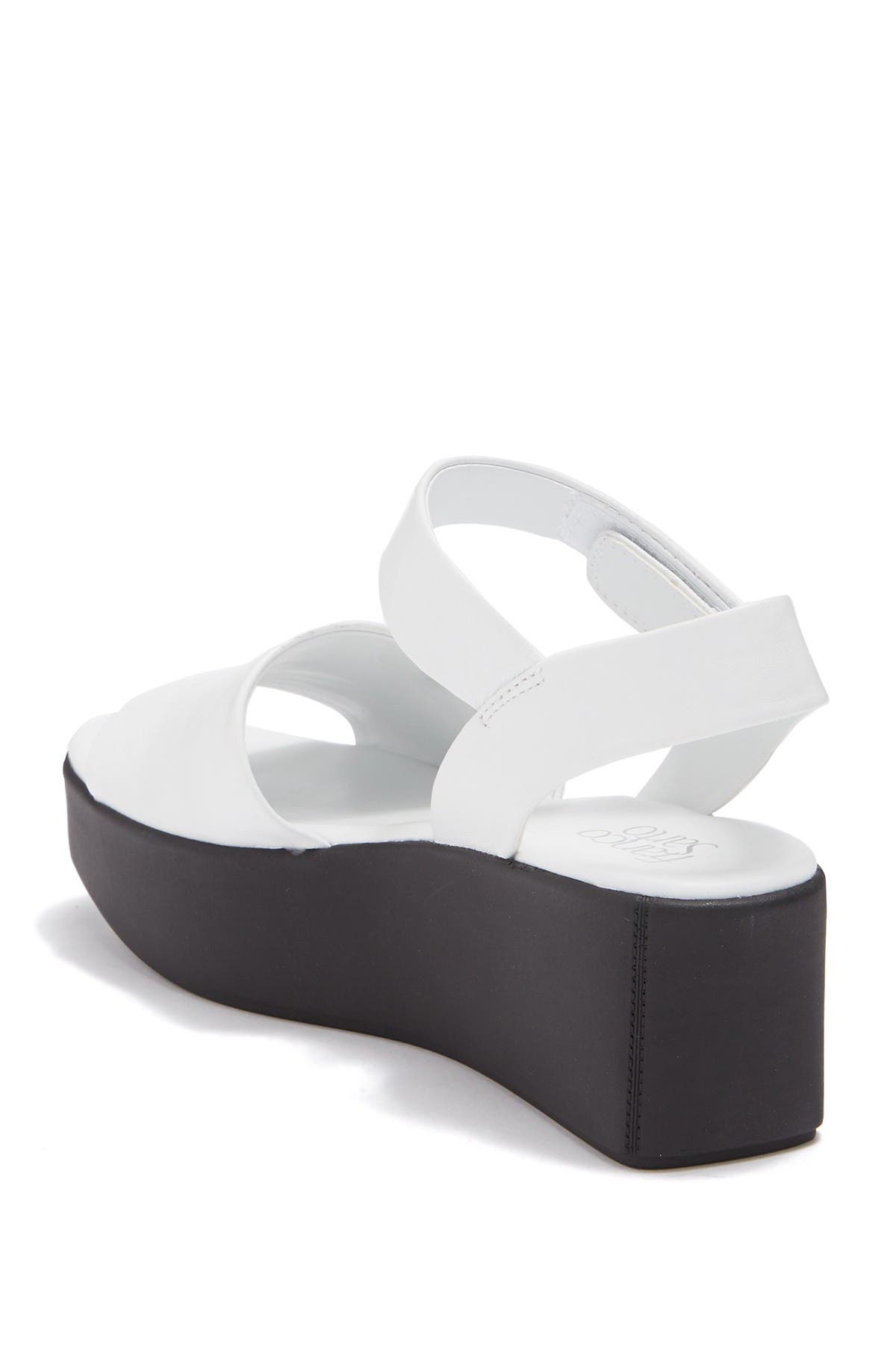 Franco Sarto Calliope Leather Platform Sandal (Women) | Nordstromrack