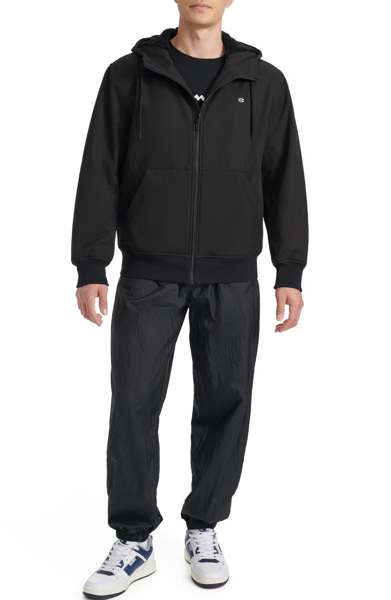 Champion Water Resistant Soft Shell Bomber Jacket, Alternate, color, 