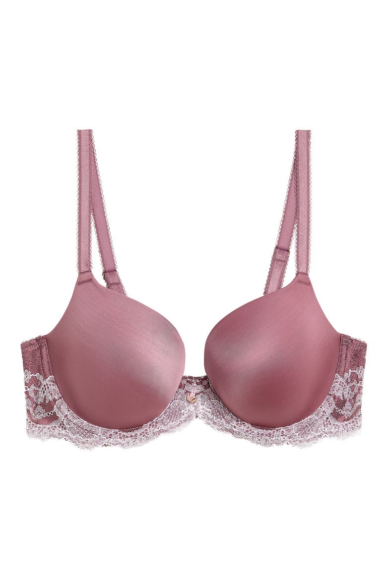 Modern Affair Underwire T-Shirt Bra, Alternate, color, ROSE BROWN/ CRADLE PINK