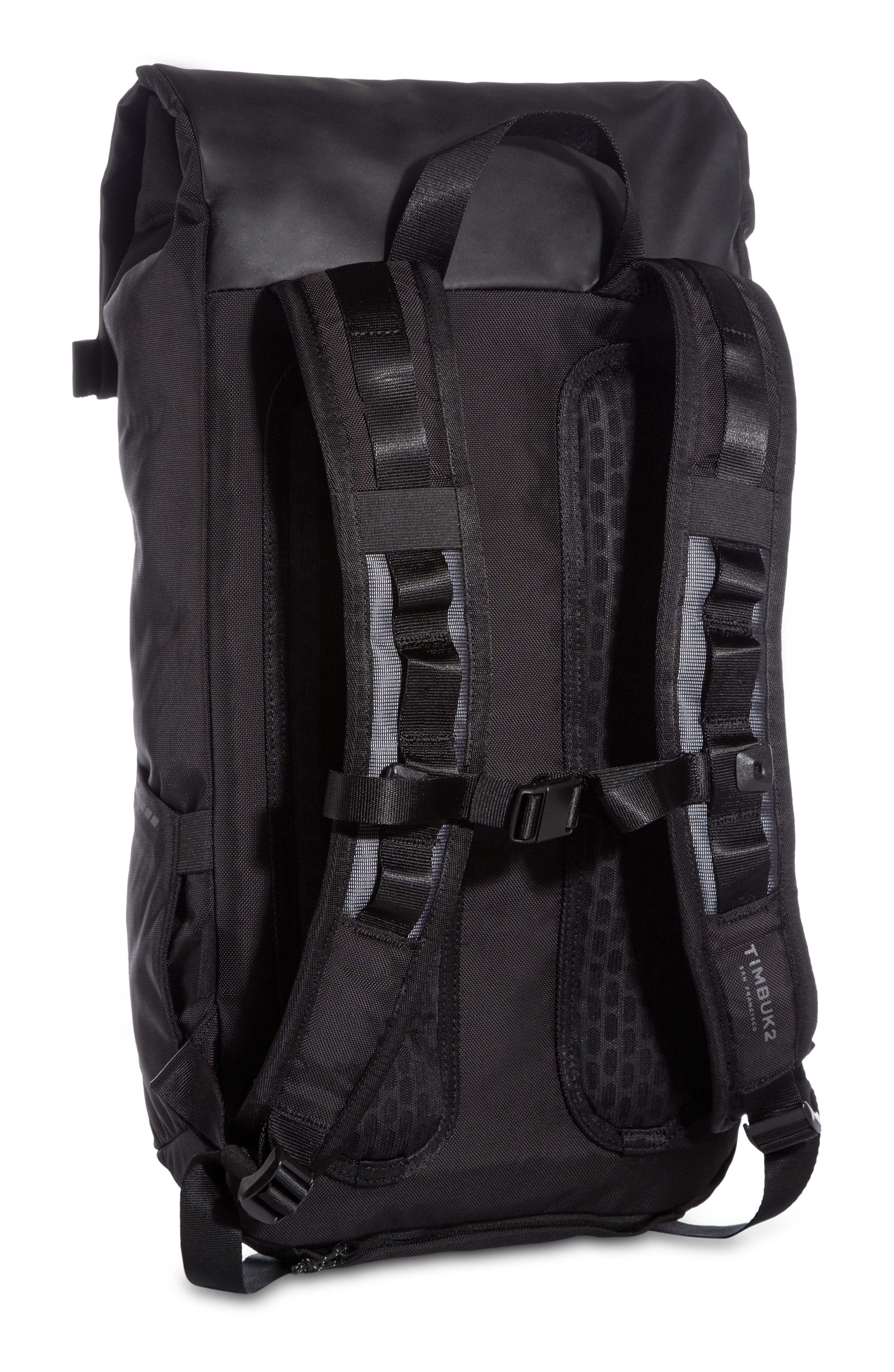 Robin Water Resistant Laptop Backpack, Alternate, color, JET BLACK