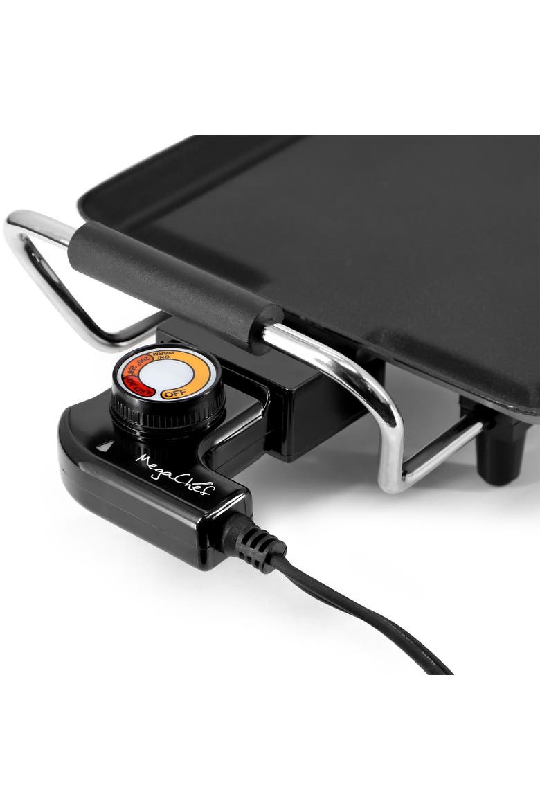 35 Inch Electric Grill with Drip Tray and Non-Stick Coating, Alternate, color, Black
