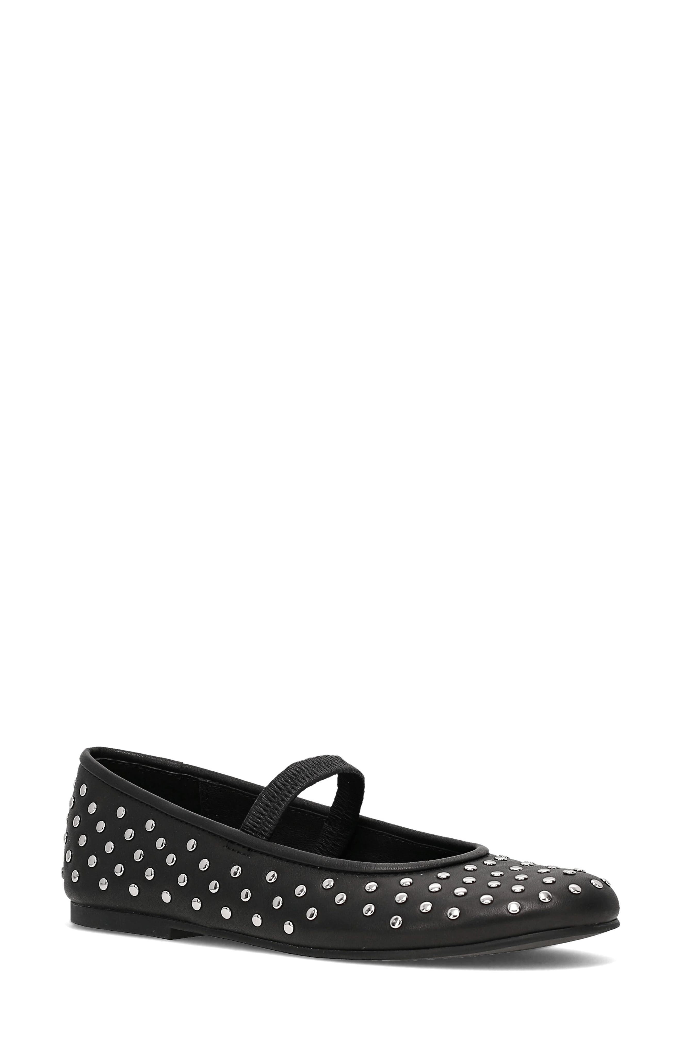 Frye Emma Studded Mary Jane Flat