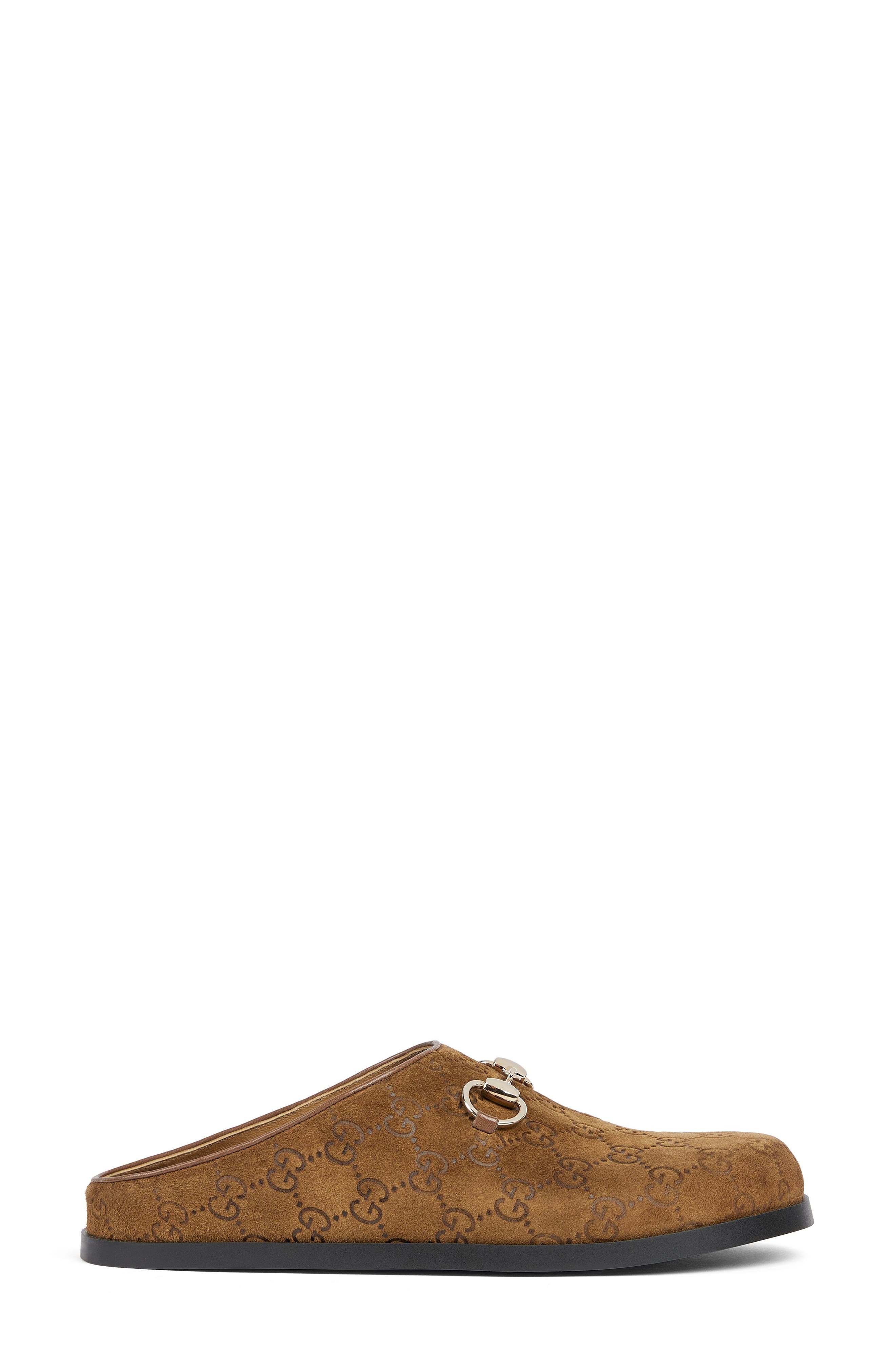 Gucci New Sol Mule, Alternate, color, Brown