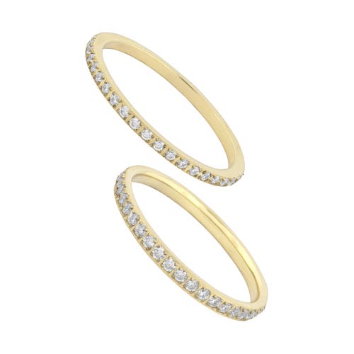 Electric Picks Sloane Ring Set Of 2 In Silver