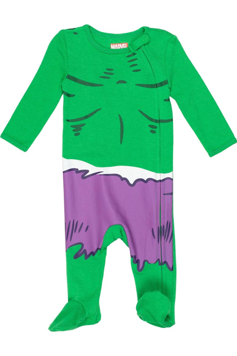 Avengers 3-Pack Footed Sleep N' Play, Alternate, color, Marvel Comics Multi