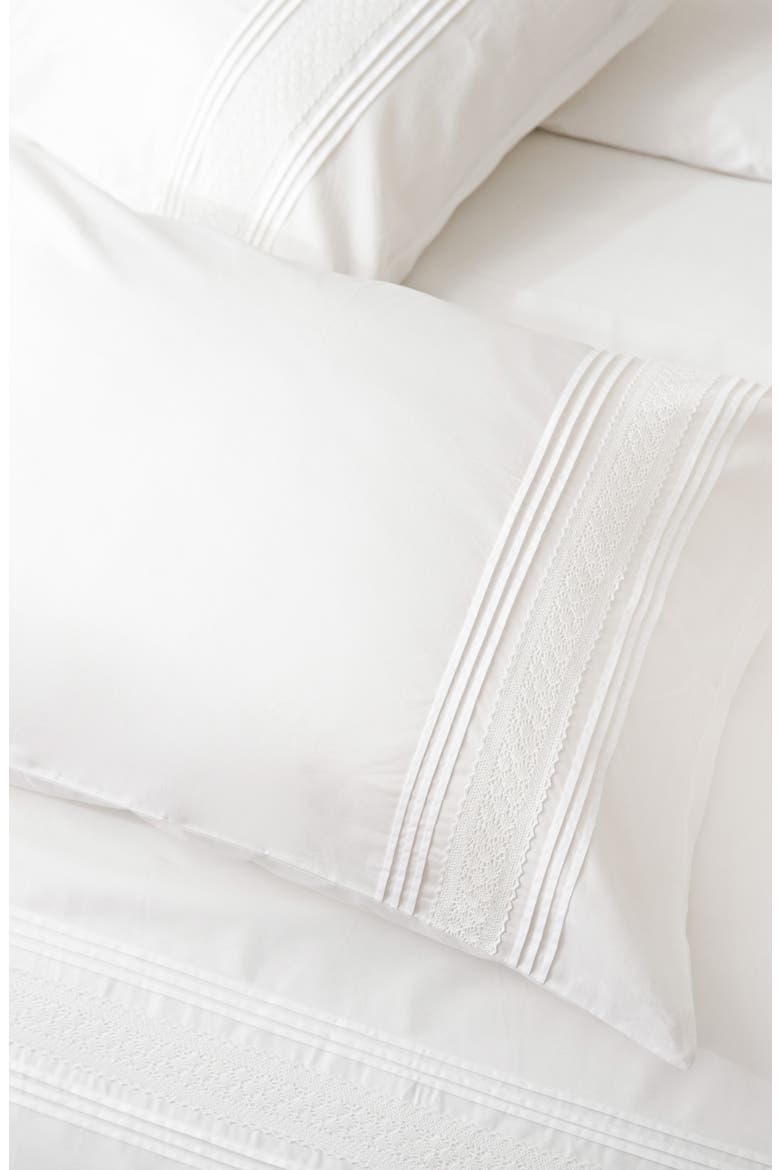 Emma Embroidered Cotton Duvet Set, Alternate, color, WHITE